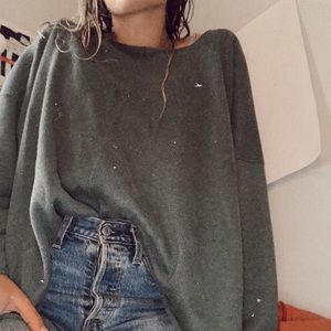 Eskandar woven oversized top